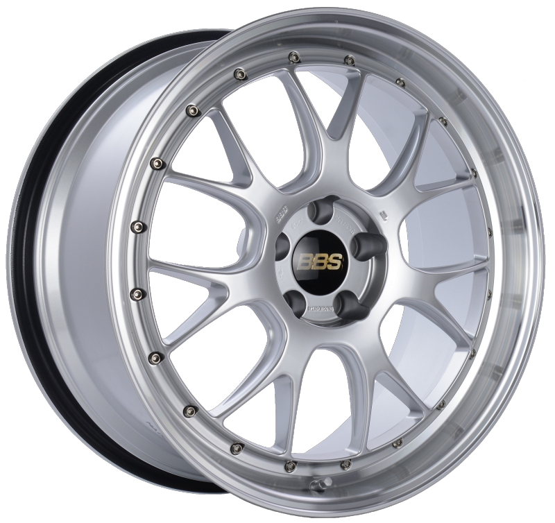 BBS LM-R 20x9.5 5x114.3 ET40 CB66 Diamond Silver Center Diamond Cut Lip Wheel