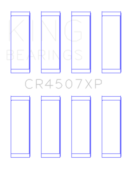 King Engine Bearings Mazda L3-VDT MZR Performance Rod Bearing Set - Size STD