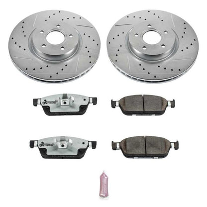 Power Stop 15-18 Ford Focus Front Z26 Street Warrior Brake Kit