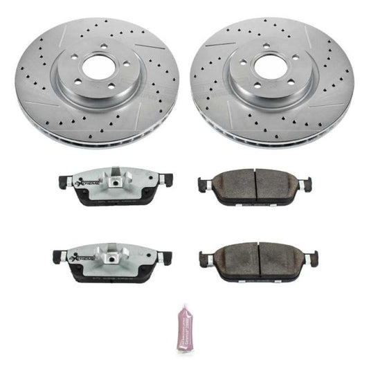 Power Stop 15-18 Ford Focus Front Z26 Street Warrior Brake Kit