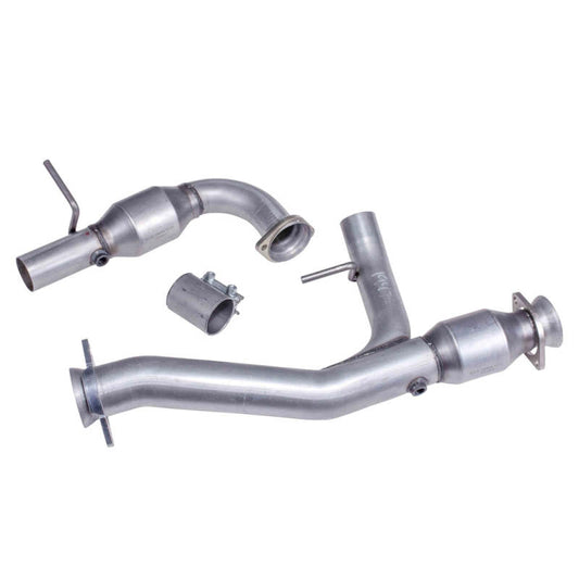 BBK 97-03 Ford F-150 4.6L/5.4L Short Mid Y Pipe w/Catalytic Converters