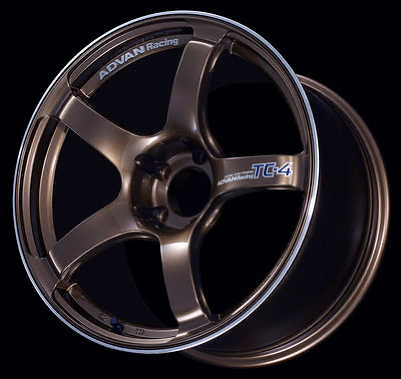 Advan TC4 17x7.0 +42 4x100 Umber Bronze Metallic and Ring Wheel