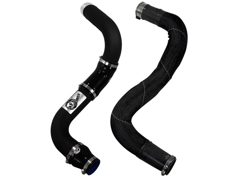 aFe BladeRunner 3in Intercooler Tube Cold Side Black for 14-15 Ram 1500 EcoDiesel V6-3.0L (td)