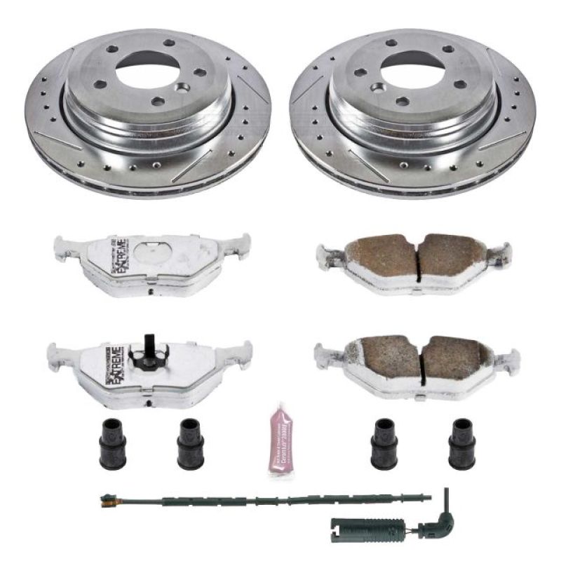 Power Stop 01-05 BMW 325xi Rear Z26 Street Warrior Brake Kit