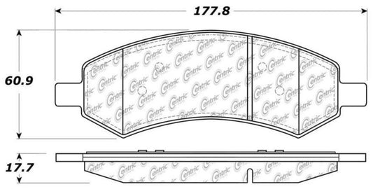 StopTech 07-17 Jeep Wrangler / 07-09 Dodge Durango Truck & SUV Brake Pads - Front