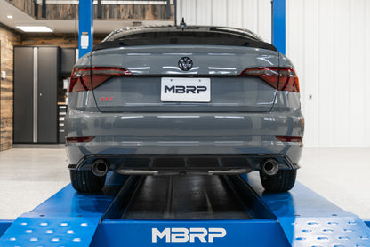 MBRP 19-21 VW Jetta GLI T304 SS 3in Cat-Back Dual Split Rear Exit Exhaust - Carbon Fiber Tips