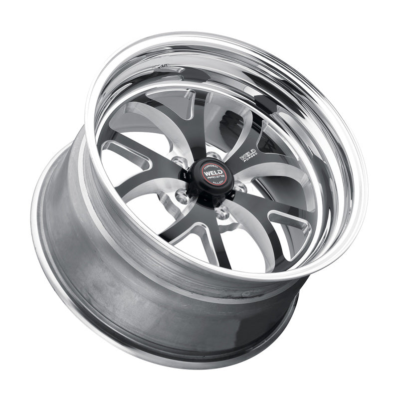 Weld S76 15x10 / 5x4.75 BP / 7.5in. BS Black Wheel (Medium Pad) - Non-Beadlock