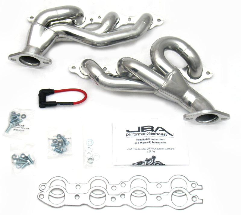 JBA 10-15 Camaro 6.2L LS 1-3/4in Primary Silver Ctd Cat4Ward Header