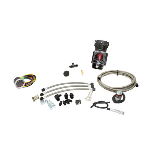 Snow Performance Chevy/GMC Stg 2 Boost Cooler Water Inj. Kit (SS Brded Line/4AN Fittings) w/o Tank