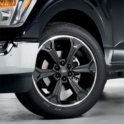 Ford Racing 15-23 F-150 22in Wheel Kit - Black w/Machined Face