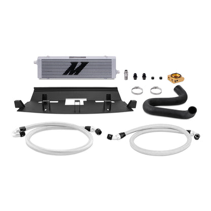 Mishimoto 2018+ Ford Mustang GT Thermostatic Oil Cooler Kit - Silver