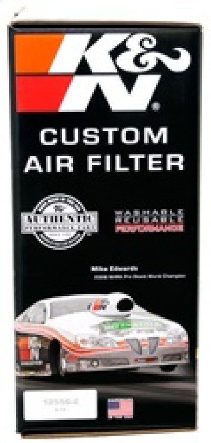 K&N Custom Round Filter 2-5/8in FLG / 11in Dia / 4-1/8in H w/VENT