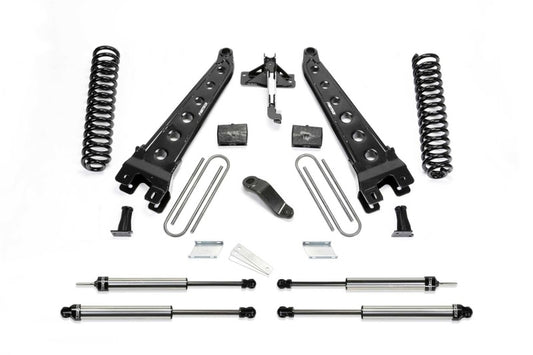 Fabtech 19-20 Ford F450/F550 4WD Diesel 6in Rad Arm Sys w/Coils & Dl Shks