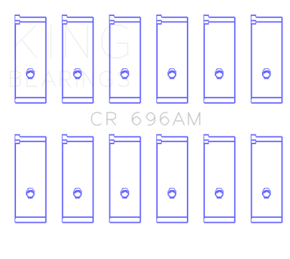King Engine Bearings Toyota 5ME/5MGE/7MGE/7MGTE Rod Bearing Set - Size STD