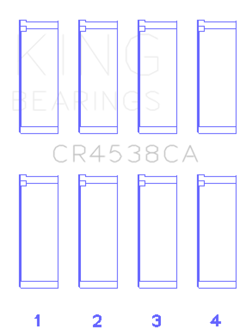 King Engine Bearings Mini Cooper S/Cooper S Conv/Works W11B16A Rod Bearing Set - Size +0.5mm