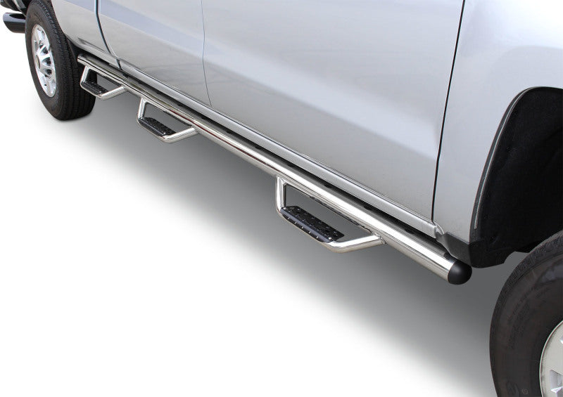 Go Rhino 11-13 Chevrolet Silverado 2500HD/3500HD Dominator D3-1 Piece SideSteps - W2W - SS