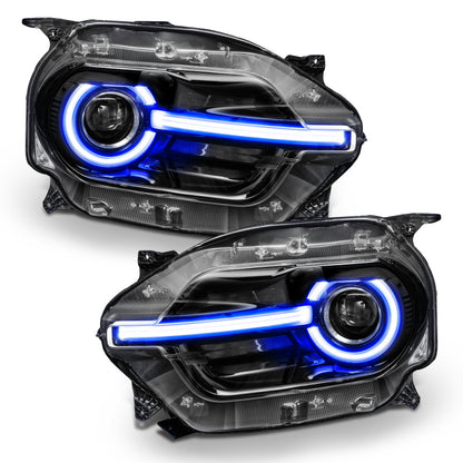Oracle 2021 Ford Bronco Sport RGB+W Headlight DRL + Halo  - ColorSHIFT w/ RF Controller