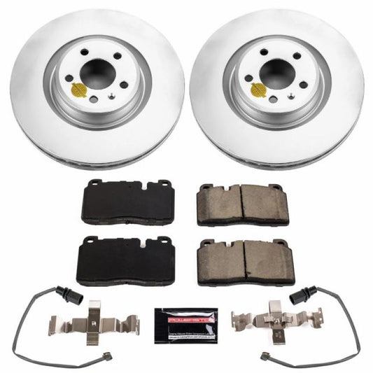 Power Stop 15-16 Porsche Macan Front Z23 Evolution Sport Coated Brake Kit