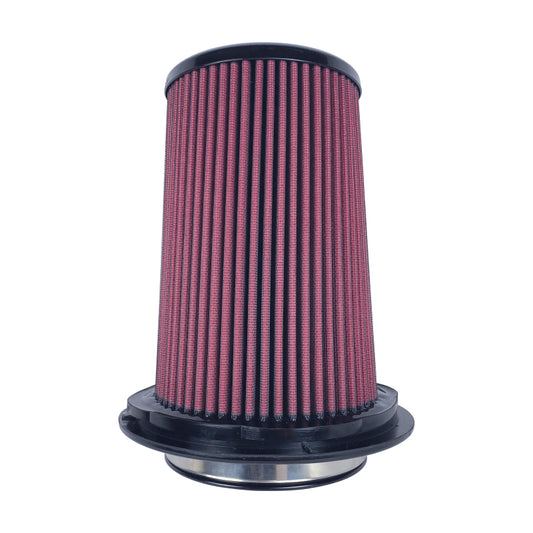 Injen 8-Layer Oiled Cotton Gauze Air Filter 5in Flange ID 8in Base/ 7.9in Height/ 5.3in Inertia Top