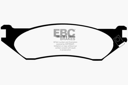 EBC 04-06 Dodge Durango 3.7 Extra Duty Front Brake Pads